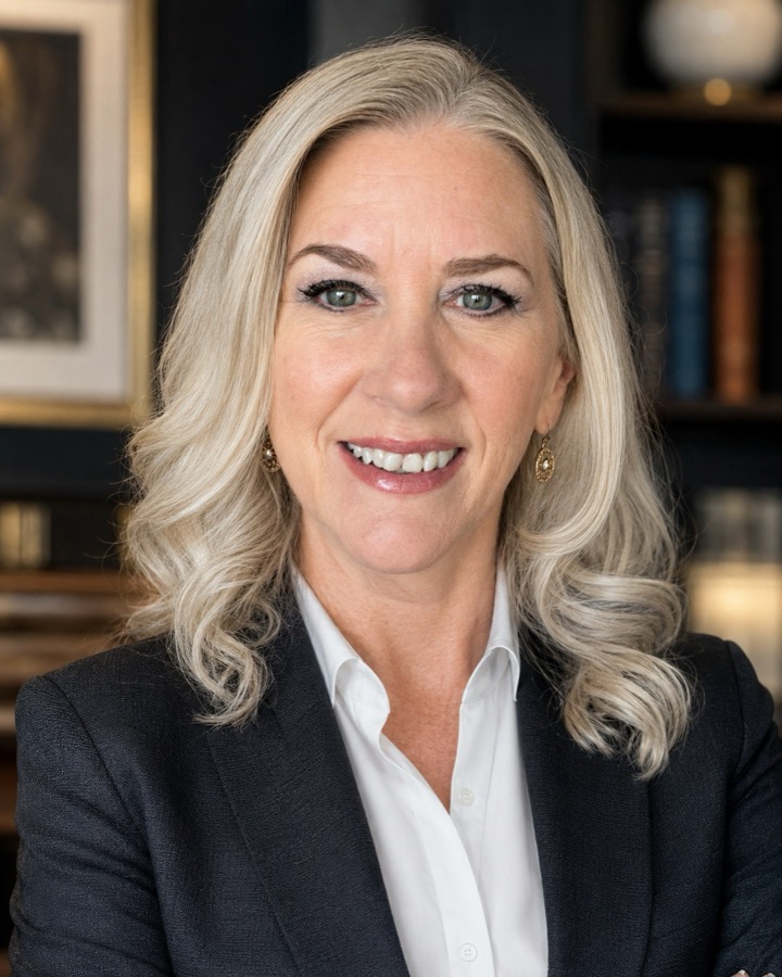 Professional portrait of Kathy for the Your Trusted Business Partner section.