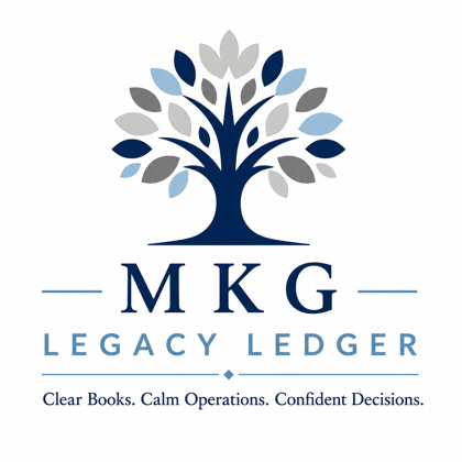 MKG Legacy Ledger — Clear Books. Calm Operations. Confident Decisions.